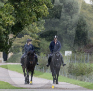 Andrew beim Ausritt im Park von Schloss Windsor