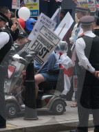 London protests over free hotels for illegal migrants