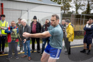 ‘Same magic’: ancient Irish road bowling has been revived by TikTok, drones and Bill Murray