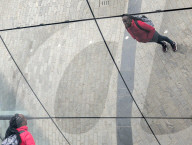 Woman Looking At Her Reflection