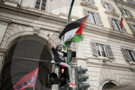 Italians Take Part In A General Strike For Palestine