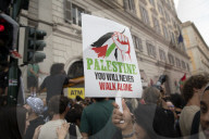 Italians Take Part In A General Strike For Palestine