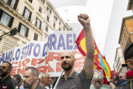 Italians Take Part In A General Strike For Palestine