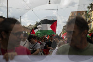Italians Take Part In A General Strike For Palestine