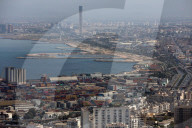 General View Of Algiers With The Commercial Port