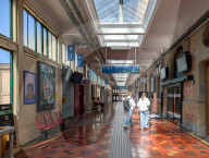 Interior Of The Railway Station In The Belgian City Of Verviers