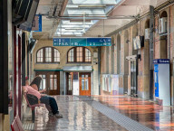 Interior Of The Railway Station In The Belgian City Of Verviers