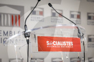 Press Conference Of The Socialistes Group At The National Assembly, In Paris