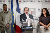 Press Conference Of The Gauche Democrate Et Republicaine Group At The National Assembly, In Paris