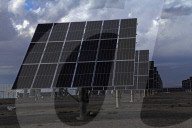 Gobi Desert Photovoltaic Power Generation