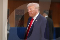 Donald Trump Exits United Nations With Careful Steps On Stairs