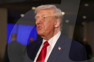 Donald Trump Exits United Nations With Careful Steps On Stairs