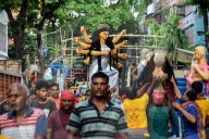 Durga Puja Festival In Kolkata. 