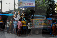 Durga Puja Festival In Kolkata. 