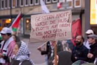 Solidarity With Gaza Aid Flotilla in Cologne