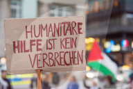 Solidarity With Gaza Aid Flotilla in Cologne