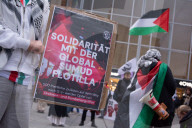 Solidarity With Gaza Aid Flotilla in Cologne