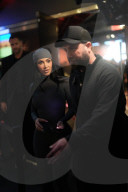 Kim Kardashian arrives at the skims X Nike premier