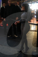 Kim Kardashian arrives at the skims X Nike premier