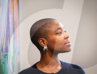 Artist Rachel Jones creates new artworks at The Courtauld Gallery, London