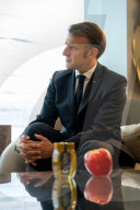 President Macron meets with Ronald Lauder