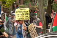 Pro Palestinian demonstration at the United Nations