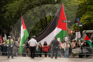Pro Palestinian demonstration at the United Nations