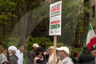 Pro Palestinian demonstration at the United Nations