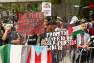 Pro Palestinian demonstration at the United Nations