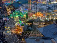Nighttime Festivities At Oktoberfest