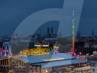 Nighttime Festivities At Oktoberfest