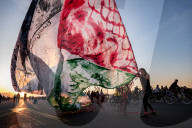 Pro Palestine Demonstration in Berlin, Germany