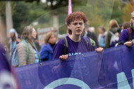 Extinction Rebellion Protests At NOS, The Largest Public Broadcaster In The Netherlands.