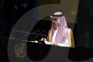 NY: Saudi Minister Of Foreign Affairs At United Nations General Assembly