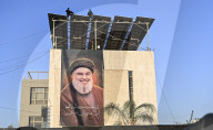 Hezbollah Supporters Commemorate Anniversary of Hassan Nasrallah's Assassination in Beirut