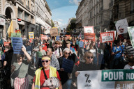 Resistance March In Paris For "Climat, Justice, Libertés ! »