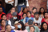 Fulpati Celebration During Dashain Festival In Nepal