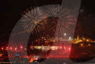 Fireworks at the La Merce festivities in Barcelona