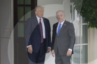 DC: President Trump and PM Netanyahu hold a White House bilateral meeting