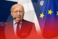 Polish Defence Minister Meets European Commissioner Andrius Kubilius In Warsaw.