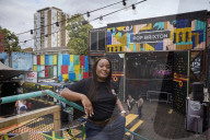 Janelle Guerra of A Trini Thing at Pop Brixton, south London.