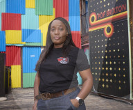 Janelle Guerra of A Trini Thing at Pop Brixton, south London.