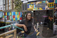 Janelle Guerra of A Trini Thing at Pop Brixton, south London.