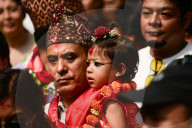 New Royal Living Goddess Kumari In Nepal