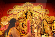 Third Day Worship Of Durga Puja Festival In Kolkata, India