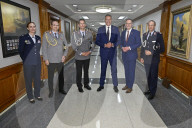 German state minister Alexander Schweitzer at the Pentagon