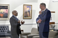 German state minister Alexander Schweitzer at the Pentagon