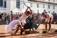 Goat Sacrifice During Dashain Festival In Nepal