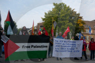 Demonstration Against NATO Military Conference In Essen