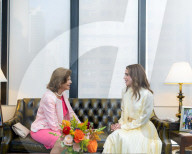 Rania besucht New York anlässlich der UNGA80 